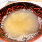 うを徳 - 牡丹海老煮汁