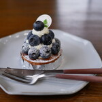 Caprice de moi - 有機ブルーベリーのタルト