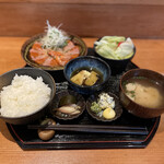 Takajou Wakyou - 『昼の部』自家製かつお出汁サーモン漬け丼