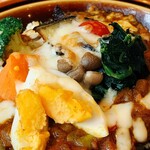 デニーズ - ボリュームに欠ける上の野菜達