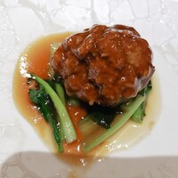 中国料理 豪華 - 豚肉団子の黒酢ソース