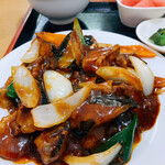 中華料理 喜多郎 - 麻婆茄子アップ