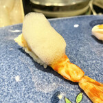 たつみ寿司 - ⑥煮海老の柚ムース