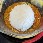 武者麺 - 仕上げわさび飯投入