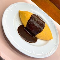 厳選洋食さくらい - オムライスセットのオムライス（デミグラスソース）