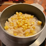 座屋 - とうもろこしご飯