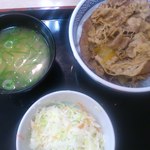 Yoshinoya - 牛丼とAセット