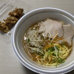 古潭 - 古潭らーめん+鶏の唐揚げセット