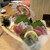 OBANZAI かぶと屋 - 料理写真:舟盛 刺身３種盛り(まぐろ、すずき、カンパチ)