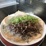 博多ラーメン なみへい - チャーシュー麺ネギキクラゲ多め