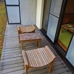 ホテル四季彩 - テラスでのんびり