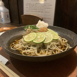 蕎麦切り 春のすけ - 冷かけ　梅すだちおろし