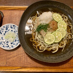 蕎麦切り 春のすけ - 冷かけ　梅すだちおろし