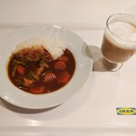 IKEA レストラン＆カフェ - プラントカレーとアイスカフェラテ