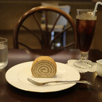Moka - アイスコーヒー¥480,モカロール ¥390