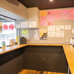 串カツ 千妃桜 - 店内_カウンター