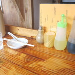 にかいや - 卓上の様子