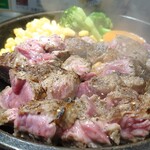 いきなりステーキ - ワイルドステーキ450㌘@¥1925+クーポンランチセット