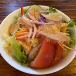 伊太利亭 - ★平日ランチセット（1100円税込）★左（サウザン）右（大根のドレッシング）