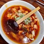 上海華龍 - 【2021.8.16(月)】マーボー刀削麺(並盛)880円