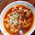 Shanhai Karyuu - 【2021.8.16(月)】マーボー刀削麺(並盛)880円