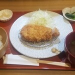 晴のちカツ - 富士デュロック　200㌘　ロースカツ定食　1,200円