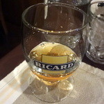 コム・ア・ラ・メゾン - パスティス（水投入前）600円