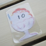 埜庵 - かきごおりのふだをもらったよ。