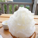 埜庵 - にくちゃんが食べた梨（900円）。