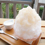 埜庵 - わたしは白桃（900円）を食べたよ。