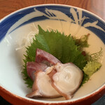 レストラン よし川 - 三色丼定食の刺身