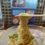麺屋 春花 - 鯖醤油麺リフト