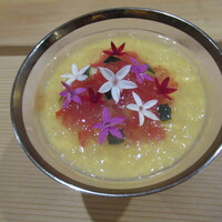 料理屋 みや﨑 - トウモロコシムースとトマトジュレ