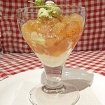 ブドウのジュレ・パフェ