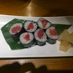 味人 - 鉄火巻 メニューにはなし。お店のご厚意です。