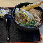 蕎麦 天ぷら 結庵 - 2021年8月。ぶっかけ冷やし海老野菜天おろし蕎麦。