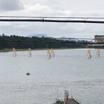 CLUB HARIE J'oublie le temps - 上から琵琶湖が見えます。ヨットがかなり出てました。
