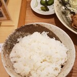 Katsume Shiya - ご飯・漬物