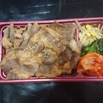 安楽亭 - 焼肉カルビ弁当(肉1.5倍)