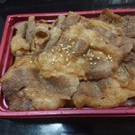 安楽亭 - 焼肉カルビ弁当(肉1.5倍)