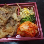 安楽亭 - 焼肉カルビ弁当(肉1.5倍)