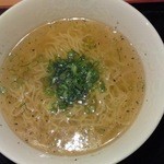 のっぴんらー麺 - 相方の塩の素らーめんです