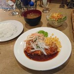 Ristorante Sasaki - 日替り（日南鶏のソテー シャンピアンソース）935円