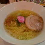 塩ラーメン　スター＆プラチナ - 煮干し100％　塩ラーメン白金￥650