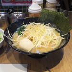 銀家 - ネギラーメン＋味玉