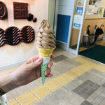 きさいや広場ロイズソフトクリームコーナー - ロイズソフトクリーム   チョコ(コーン)