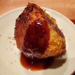 神戸牛ステーキ海鮮料理 わ田る - フォアグラとトリュフのコロッケ♪