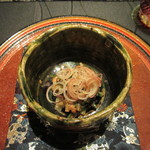 秋野菜色々・・・　松の実和えに仕立てて