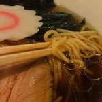 喜粋 - 麺は細麺