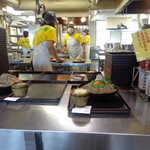 配膳場所（撮影許可済み、載せるのを忘れていました）